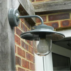 Slate Grey Burford Outdoor Wall Light Barn & Stable Lights Fisherman's Lights UK