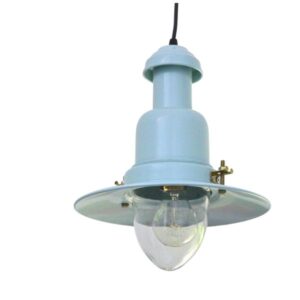 Small Fishermans Pendant Light in Sea Spray Blue Fisherman's Pendant Lights Fisherman's Lights UK