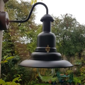 Large Fisherman's Wall Light IP44 Rated - Matt Black Fisherman's Wall Lights Fisherman's Lights UK