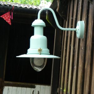 Standard Outdoor Fisherman's Wall Light in SeaSpray Fisherman's Wall Lights Fisherman's Lights UK