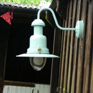 Standard Outdoor Fisherman's Wall Light in SeaSpray Fisherman's Wall Lights Industrial & Nautical Lighting
