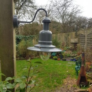 Large Harbour Outdoor Wall Light rated IP44 | Slate Grey or Matt Black Fisherman's Wall Lights Fisherman's Lights UK