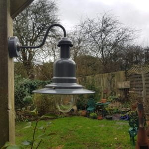 Large Harbour Outdoor Wall Light in Slate Grey rated IP44 Fisherman's Wall Lights Fisherman's Lights UK