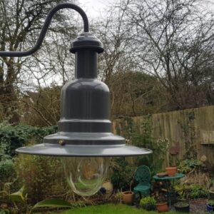 Large Harbour Outdoor Wall Light rated IP44 | Slate Grey or Matt Black Fisherman's Wall Lights Fisherman's Lights UK