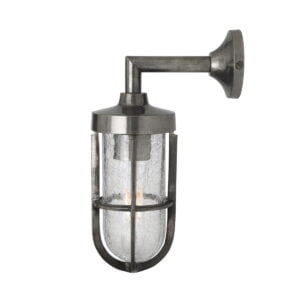 Cladach Brass Well Glass Wall Light IP65 Nautical Wall Lights Fisherman's Lights UK