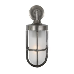 Cladach Brass Well Glass Wall Light IP65 Nautical Wall Lights Fisherman's Lights UK