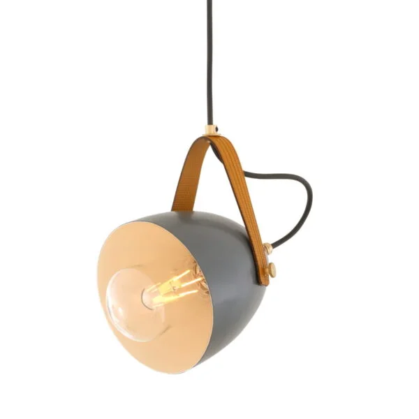Lambeth Pendant with Rescued Fire-hose Strap IP65 Nautical Pendant Lighting Industrial & Nautical Lighting
