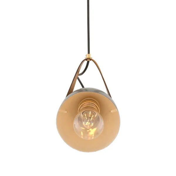 Lambeth Pendant with Rescued Fire-hose Strap IP65 Nautical Pendant Lighting Industrial & Nautical Lighting