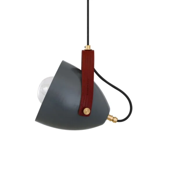 Lambeth Pendant with Rescued Fire-hose Strap IP65 Nautical Pendant Lighting Industrial & Nautical Lighting