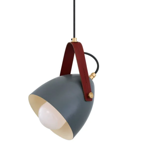 Lambeth Pendant with Rescued Fire-hose Strap IP65 Nautical Pendant Lighting Industrial & Nautical Lighting