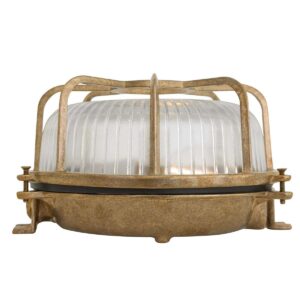 Pasha Marine IP64 Ceiling or Wall Light Bulkhead Ceiling Lights Industrial & Nautical Lighting