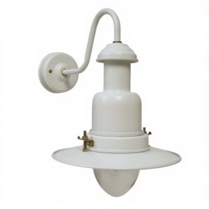 Small Wall Mounted Fisherman's Outdoor Light in White Fisherman's Wall Lights Fisherman's Lights UK