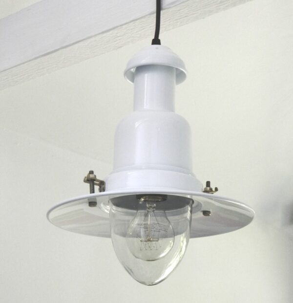 Small Fisherman's Pendant Light in chalk white