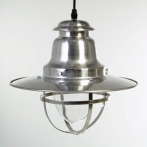 Silver Quayside Wall Mounted Industrial Light IP44 Fisherman's Wall Lights Industrial & Nautical Lighting
