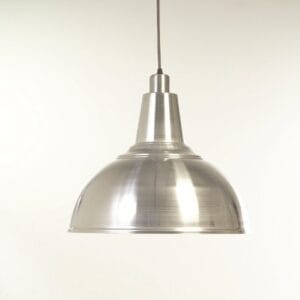 Large Industrial Kitchen Pendant Light Shade - Silver Industrial Pendant Lights Industrial & Nautical Lighting