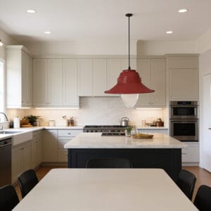 Red York Kitchen Pendant Shade - Last One