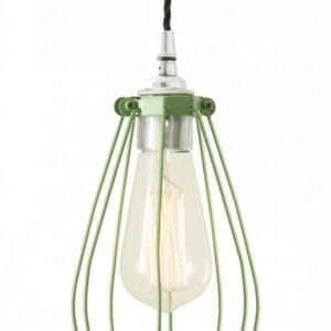 Vox Vintage Coloured Cage Pendant Light Industrial Pendant Lights Industrial & Nautical Lighting