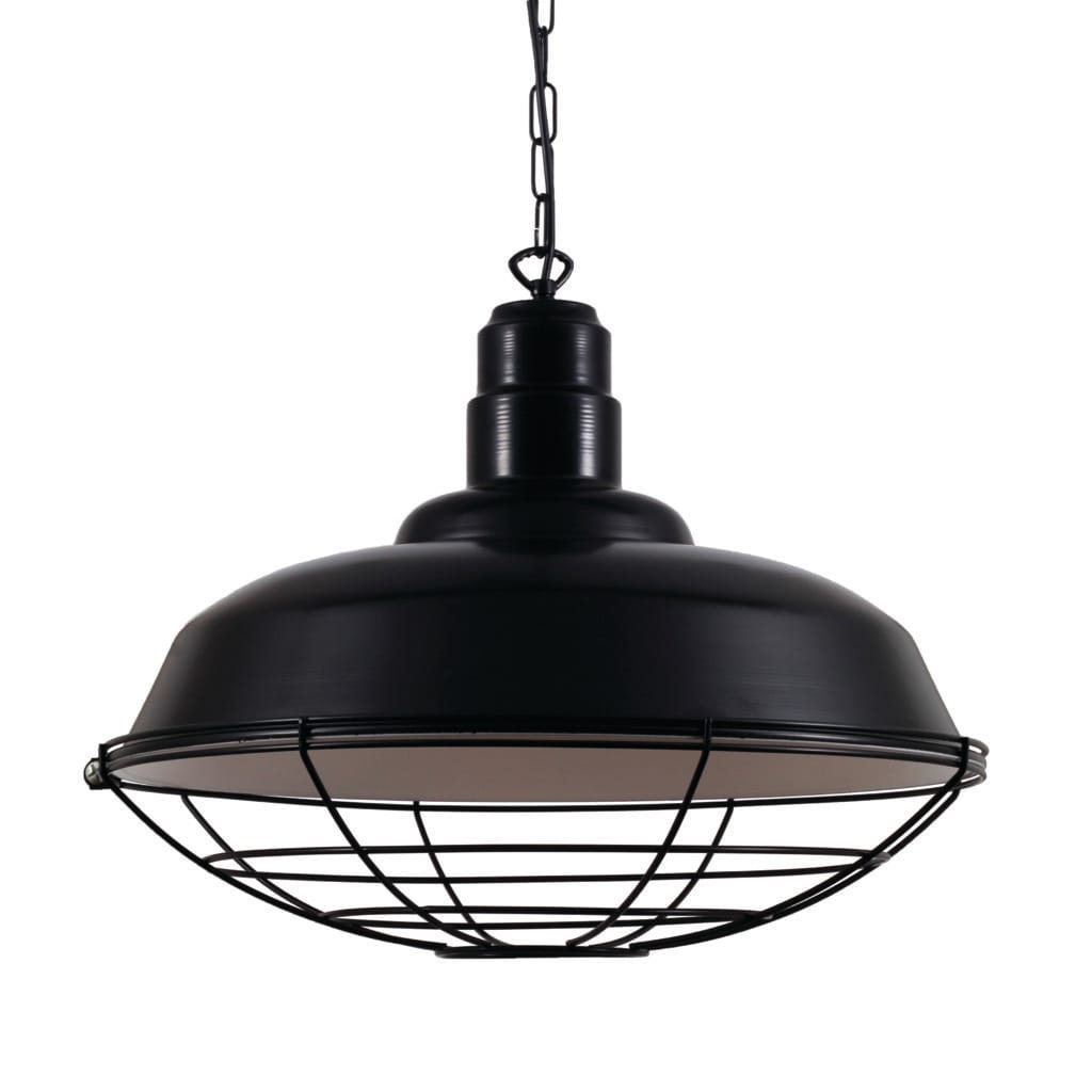 Large Cobal Industrial Cage Pendant Choice of Colours