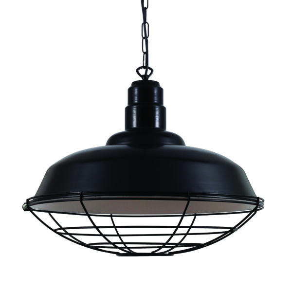 Large Cobal Industrial Cage Pendant Choice of Colours Industrial Pendant Lights Industrial & Nautical Lighting