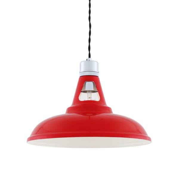 Vienna Coloured Industrial Pendant Light Industrial Pendant Lights Industrial & Nautical Lighting