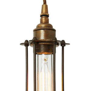 Beirut Industrial Cage Hanging Pendant Light Industrial Pendant Lights Fisherman's Lights UK