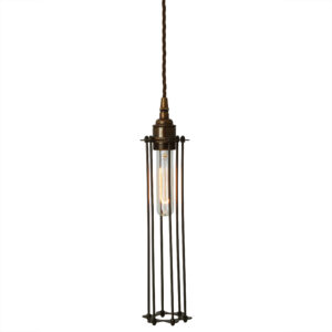 Beirut Industrial Cage Hanging Pendant Light Industrial Pendant Lights Fisherman's Lights UK
