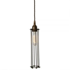 Beirut Industrial Cage Hanging Pendant Light Industrial Pendant Lights Fisherman's Lights UK