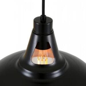 Alma Vintage Black and Copper Pendant Light Industrial Pendant Lights Industrial & Nautical Lighting