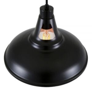 Alma Vintage Black and Copper Pendant Light Industrial Pendant Lights Industrial & Nautical Lighting