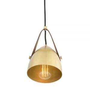 Southwark Pendant with Rescued Fire-Hose Strap Industrial Pendant Lights Industrial & Nautical Lighting
