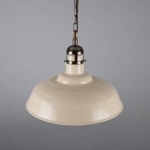 Matlock Large Vintage Factory Brass Pendant Light 50cm Industrial Pendant Lights Industrial & Nautical Lighting