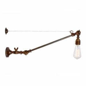 Manick Adjustable Industrial Wall Light Industrial Wall Lights Industrial & Nautical Lighting