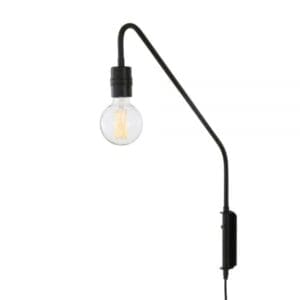 Redding Minimalist Swing Arm Wall Light Industrial Wall Lights Fisherman's Lights UK