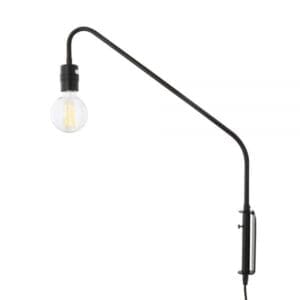 Redding Minimalist Swing Arm Wall Light Industrial Wall Lights Fisherman's Lights UK