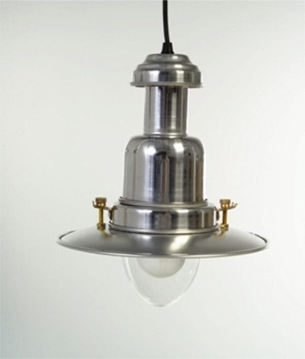 Small Fisherman’s Pendant Light in Industrial Aluminium Fisherman's Pendant Lights Industrial & Nautical Lighting