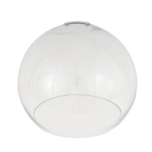 Clear open globe glass lamp shade 35cm Glass Shades Industrial & Nautical Lighting