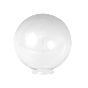 Clear Glass Globe Light Shade 25cm Glass Shades Industrial & Nautical Lighting