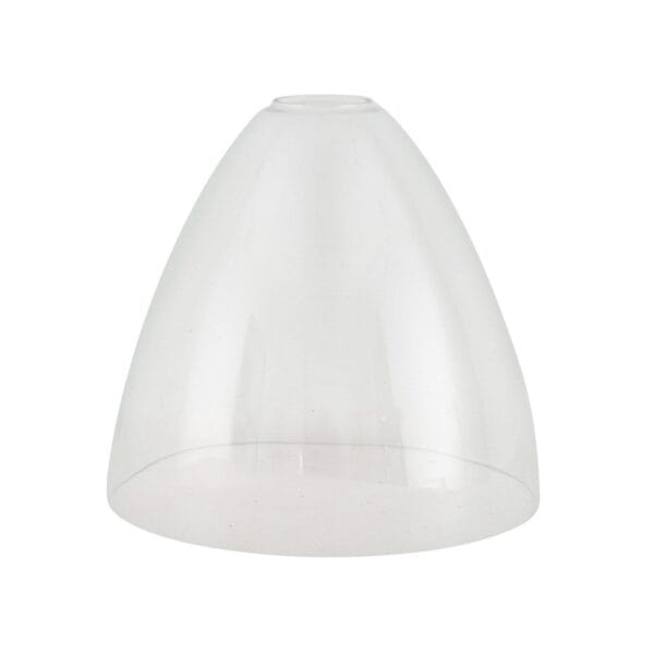 Bell clear glass lamp shade 23cm Glass Shades Industrial & Nautical Lighting