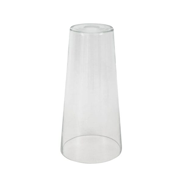 Tall cone clear glass lamp shade 17.5cm Glass Shades Industrial & Nautical Lighting