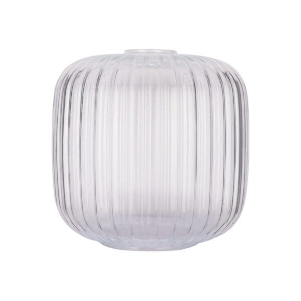 Reeded Cylindrical Glass Lamp Shade 20cm Glass Shades Industrial & Nautical Lighting