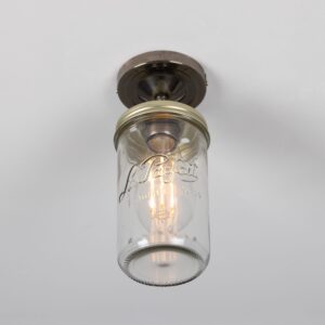 Jam Jar Kitchen Ceiling Light Industrial Pendant Lights Fisherman's Lights UK