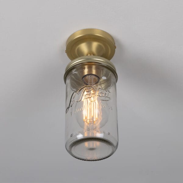 Jam Jar Kitchen Ceiling Light Industrial Pendant Lights Industrial & Nautical Lighting