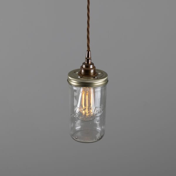 Jam Jar Pendant Light Industrial Pendant Lights Industrial & Nautical Lighting