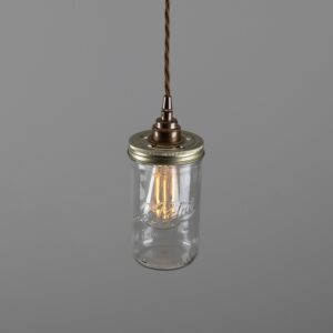 Jam Jar Pendant Light Industrial Pendant Lights Fisherman's Lights UK