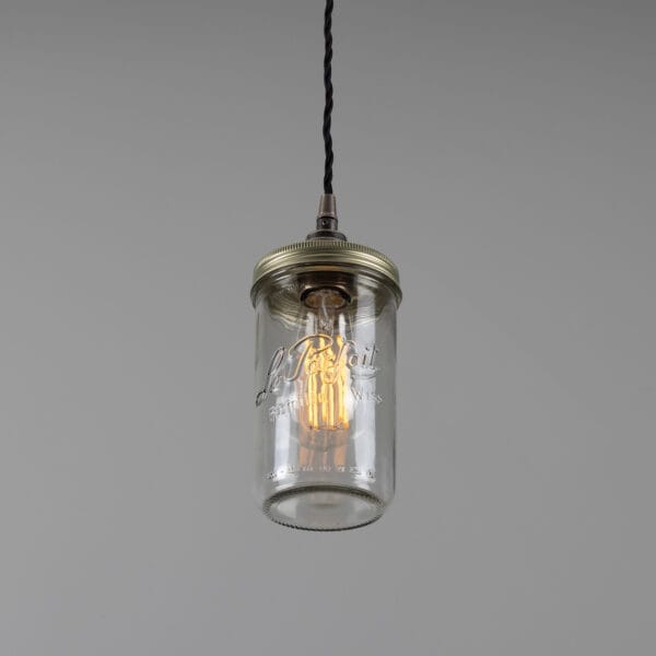 Jam Jar Pendant Light Industrial Pendant Lights Industrial & Nautical Lighting