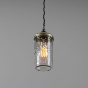 Jam Jar Pendant Light Industrial Pendant Lights Fisherman's Lights UK