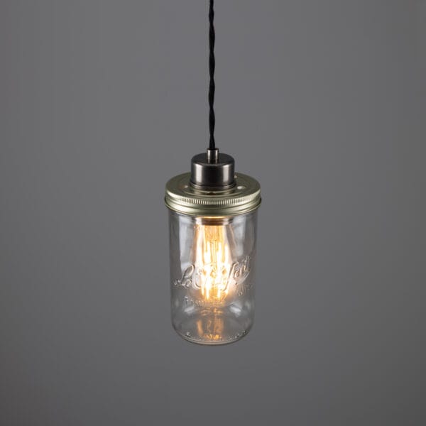 Jam Jar Pendant Light Industrial Pendant Lights Industrial & Nautical Lighting