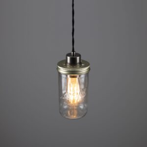Jam Jar Pendant Light Industrial Pendant Lights Fisherman's Lights UK