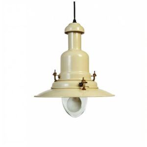 Extra Large Cream Fisherman's Pendant Light 42cm Dia with Longer Cable Fisherman's Pendant Lights Fisherman's Lights UK