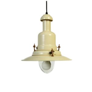 Extra Large Cream Fisherman's Pendant Light 42cm Dia with Longer Cable Fisherman's Pendant Lights Industrial & Nautical Lighting